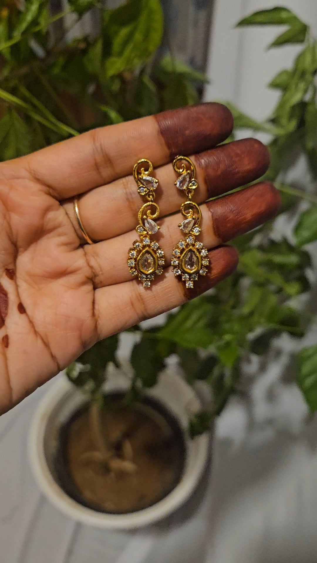 AD stone necklace M4B006